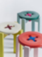 Modern Scandinavian Playful Stools