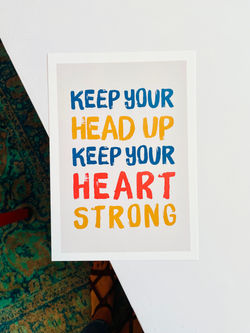 Keep your head up