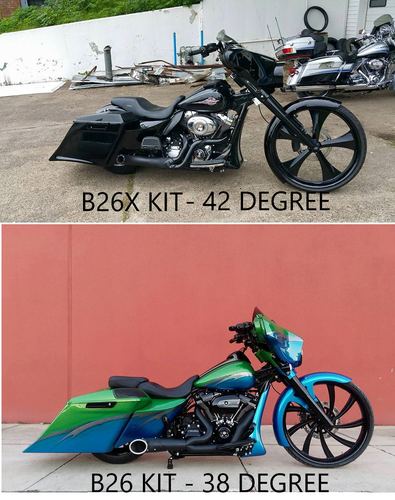 hiro ちゃん　3セット 42° rake - Touring Bolt On Big Wheel kit for 26, FAT26 or 30