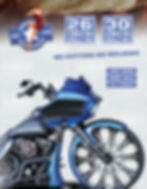 Thumbnail: Blue motorcycle, 26" and 30" wheel options, no cutting or welding