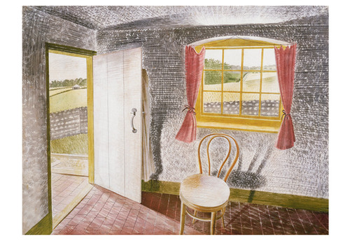 Interior at Furlongs Print by Eric Ravilious