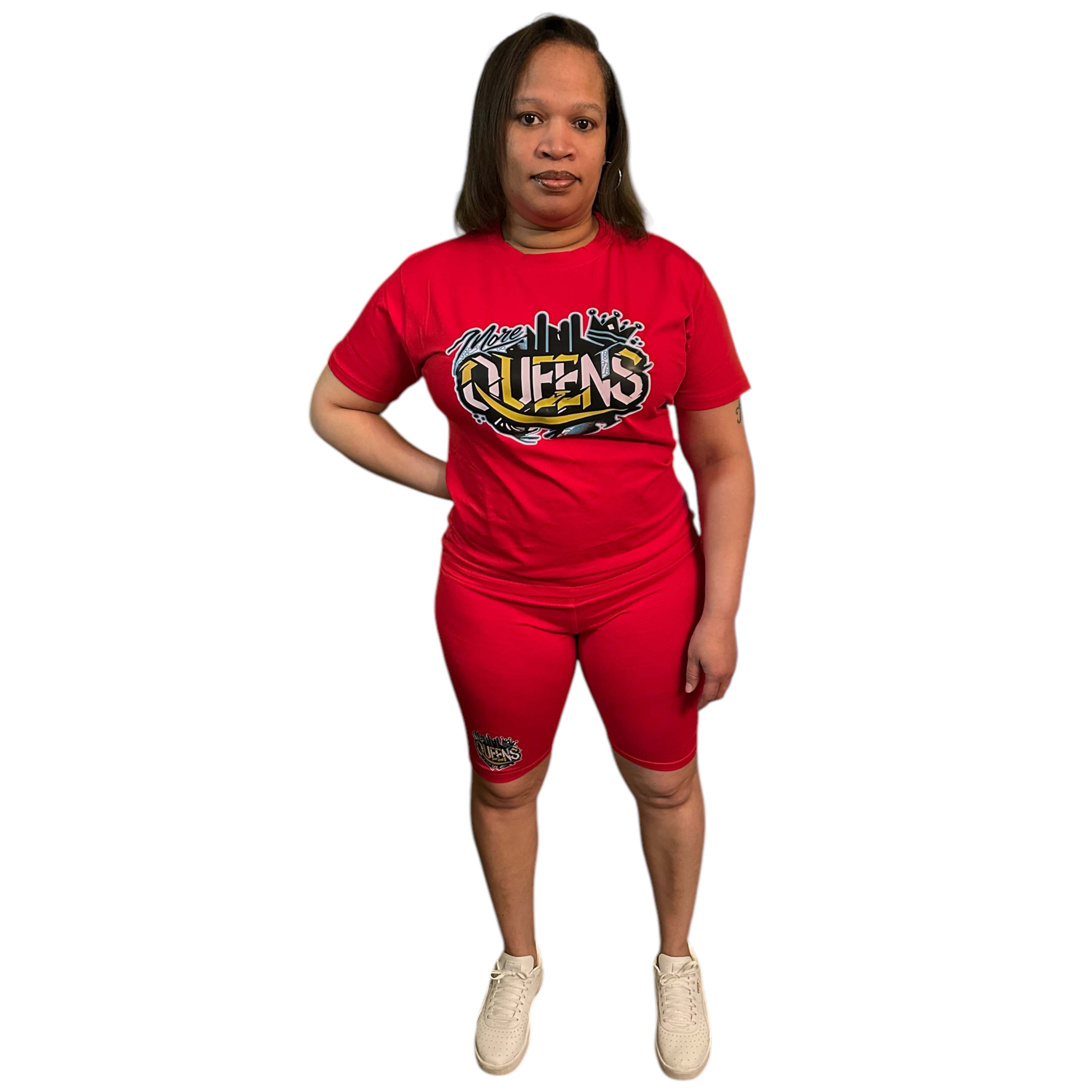 MORE QUEENS TWO PIECE SHORTSET