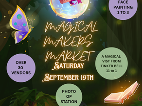 Magical Makers Market Saturday September 19