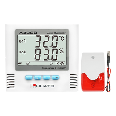 A2000-TH Sound & Light Alarm Hygro-thermometer