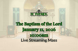 Live Streaming Mass 01-11-26 website ad new calendar image