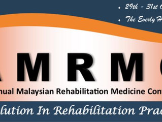 Collaborating in Annual Malaysian Rehabilitation Medicine Conference, Malaysia.