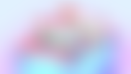 Dossiers colorés avec étiquettes PDF, JPEG, PNG, SVG dans une boîte dégradée bleu-rose. Trombone attaché, arrière-plan pastel.