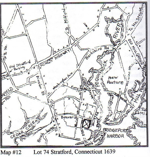 1679 Stratford, Connecticut Map