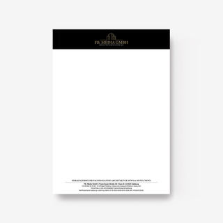 Entwurf Briefpapier mit Corporate Design