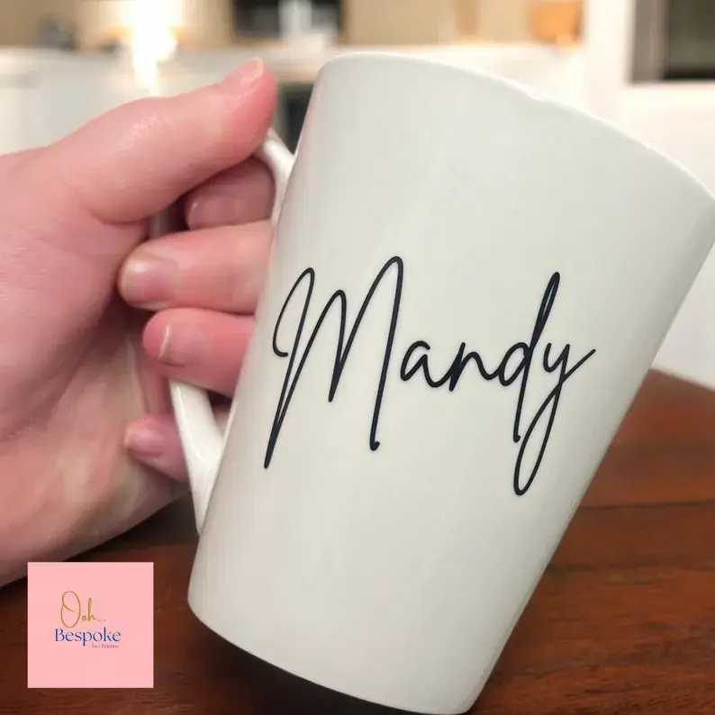 Minimalist Personalised Mug