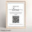 Thumbnail: Capture the Love Wedding QR Code for Photos - Personalised Wedding Sign