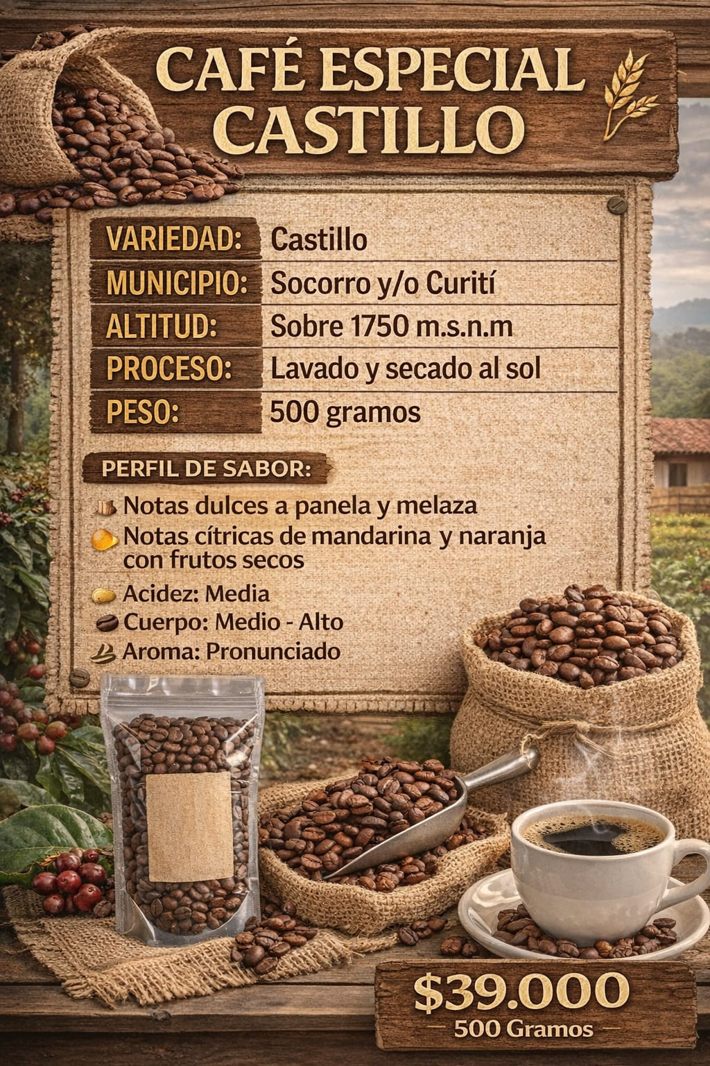 CAFE ESPECIAL CASTILLO