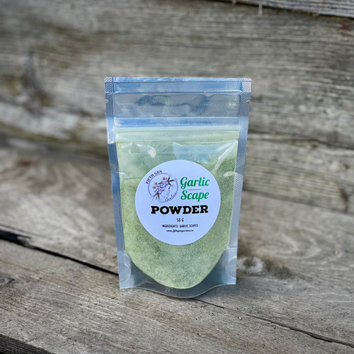 Garlic Scape Powder Fifth Gen Gardens