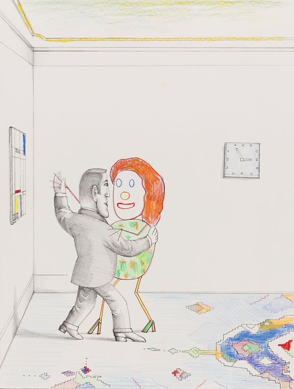 Dancing Couple - Steinberg, Saul.jpg