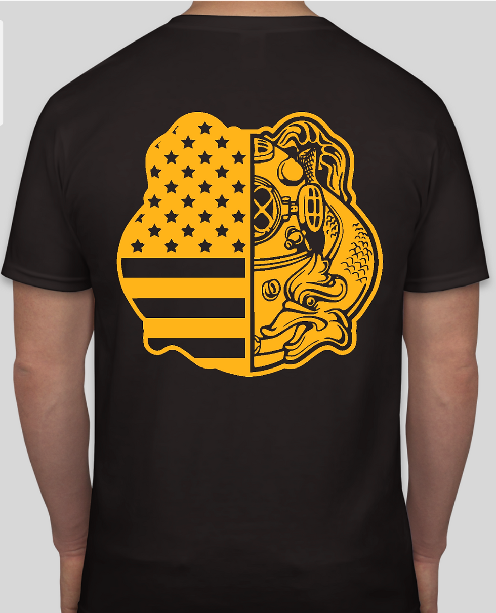 Thumbnail: Half American Flag Dive Logo T-shirt