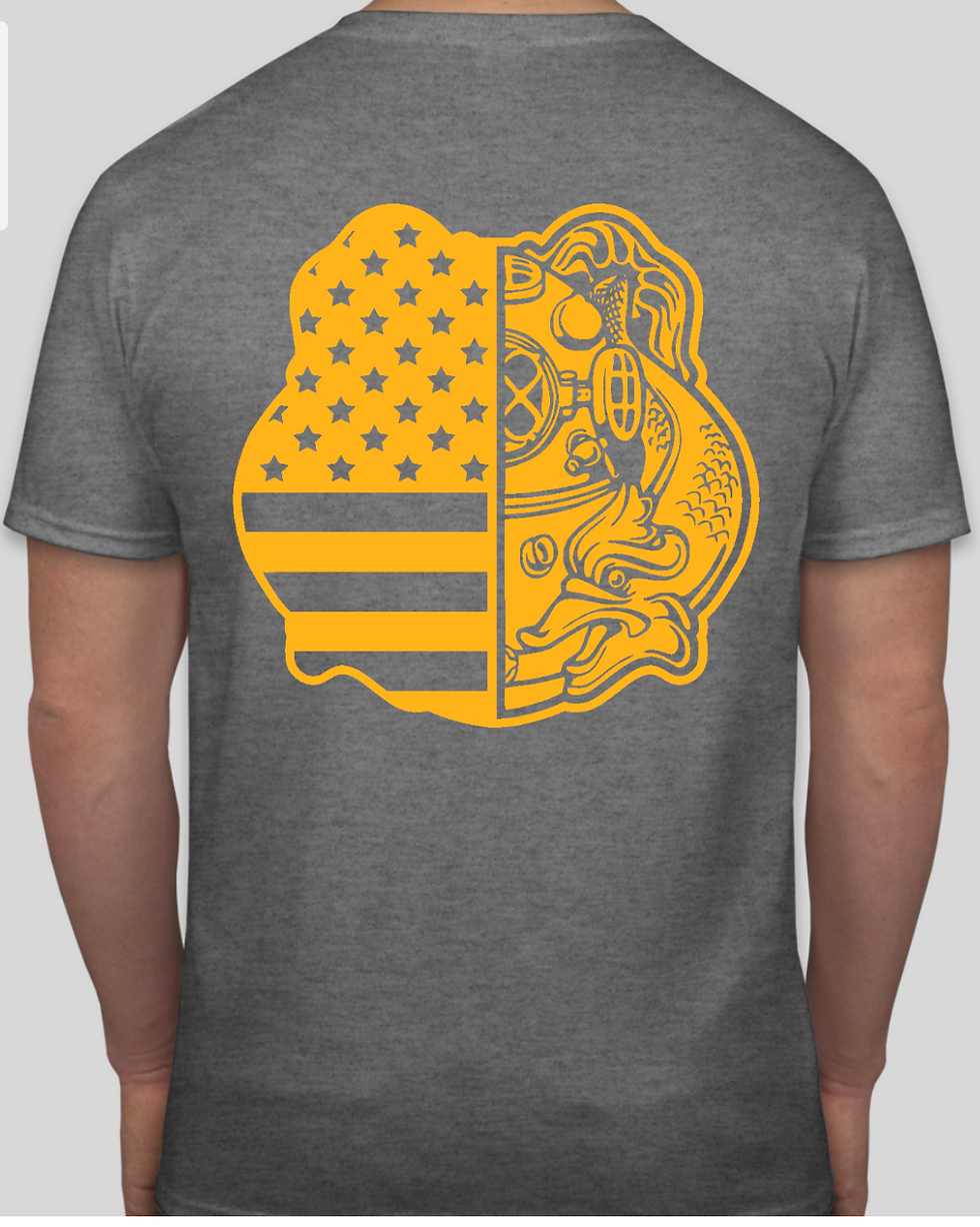 Thumbnail: Half American Flag Dive Logo T-shirt