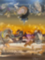 Divine Sublimity, 40x50 cm, oil on canvas