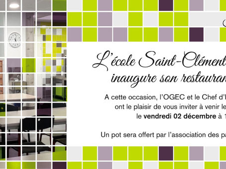 Inauguration du restaurant scolaire