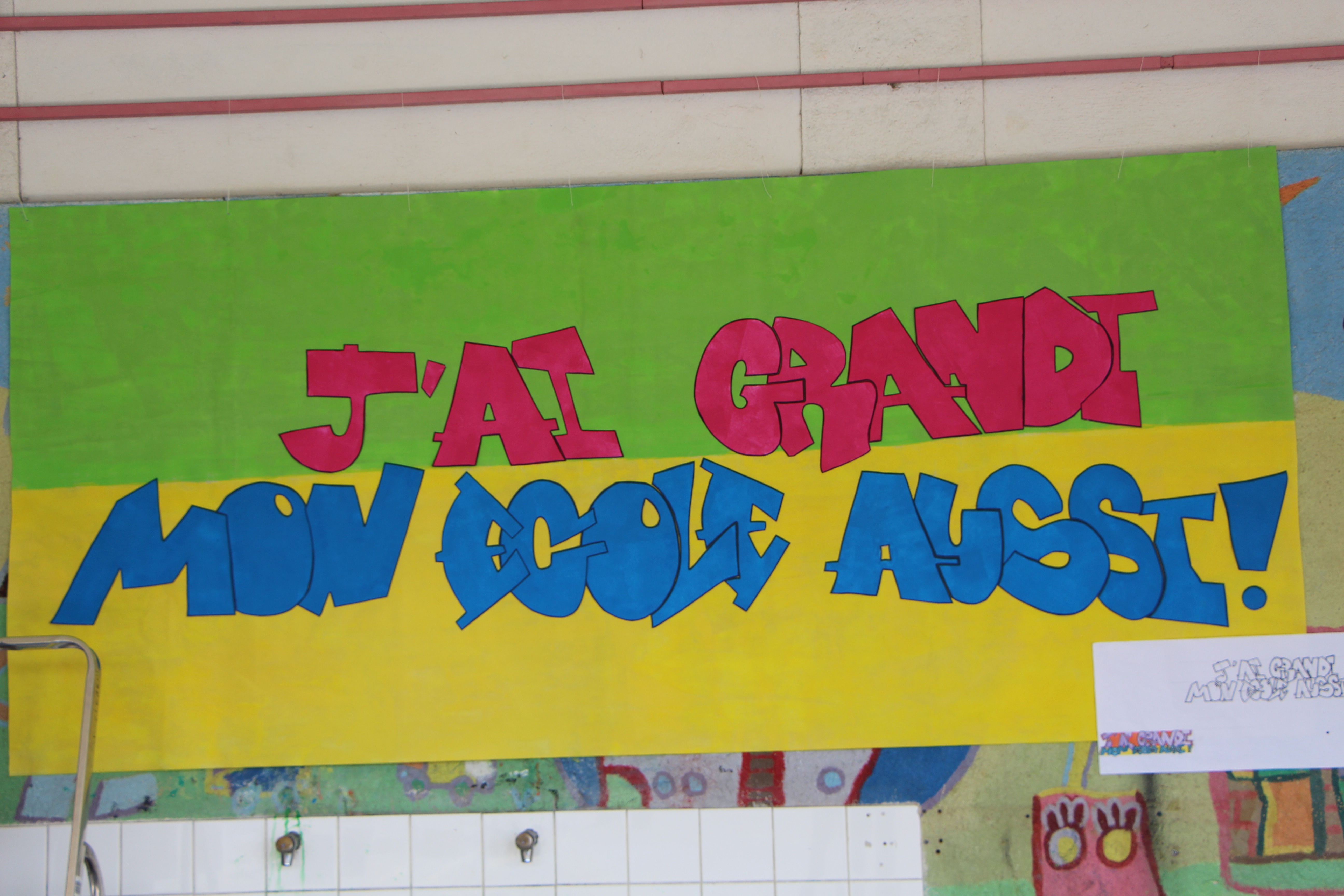 Le slogan de l'école