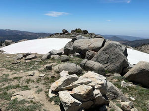 There's snow in those hills! 