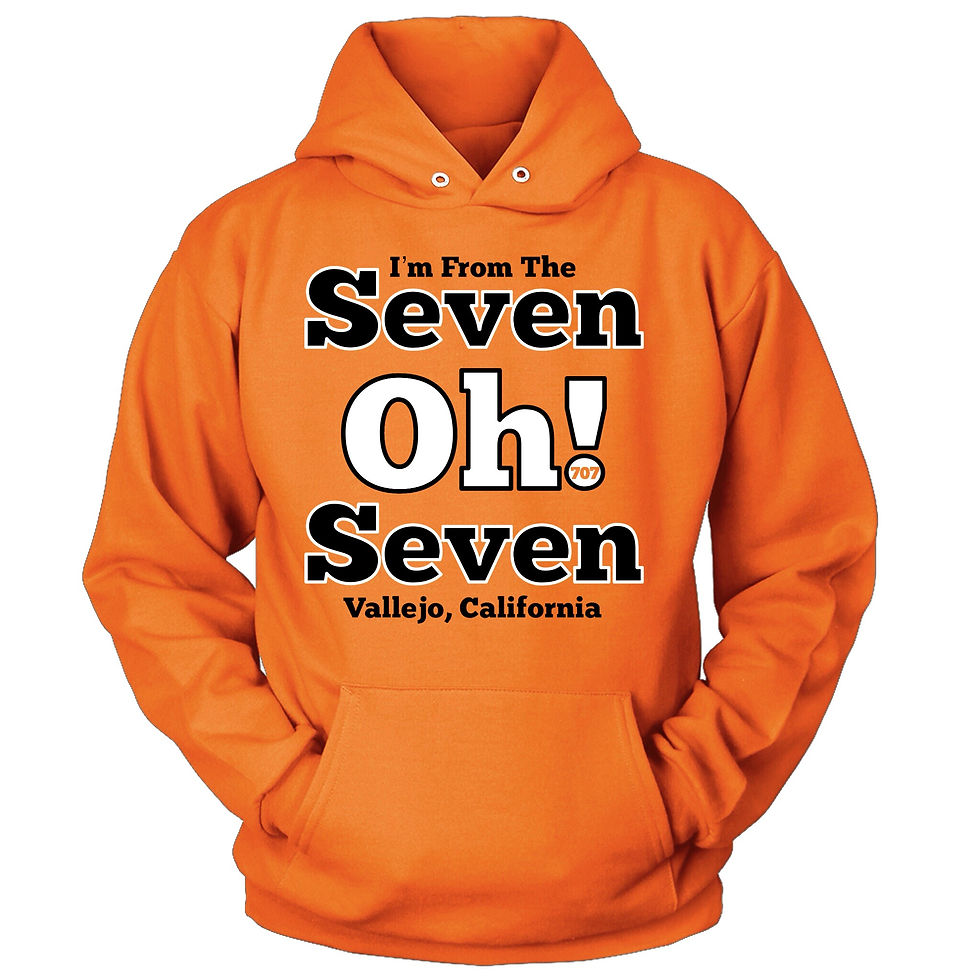 Thumbnail: Seven Oh! Seven Black Print Hoodie