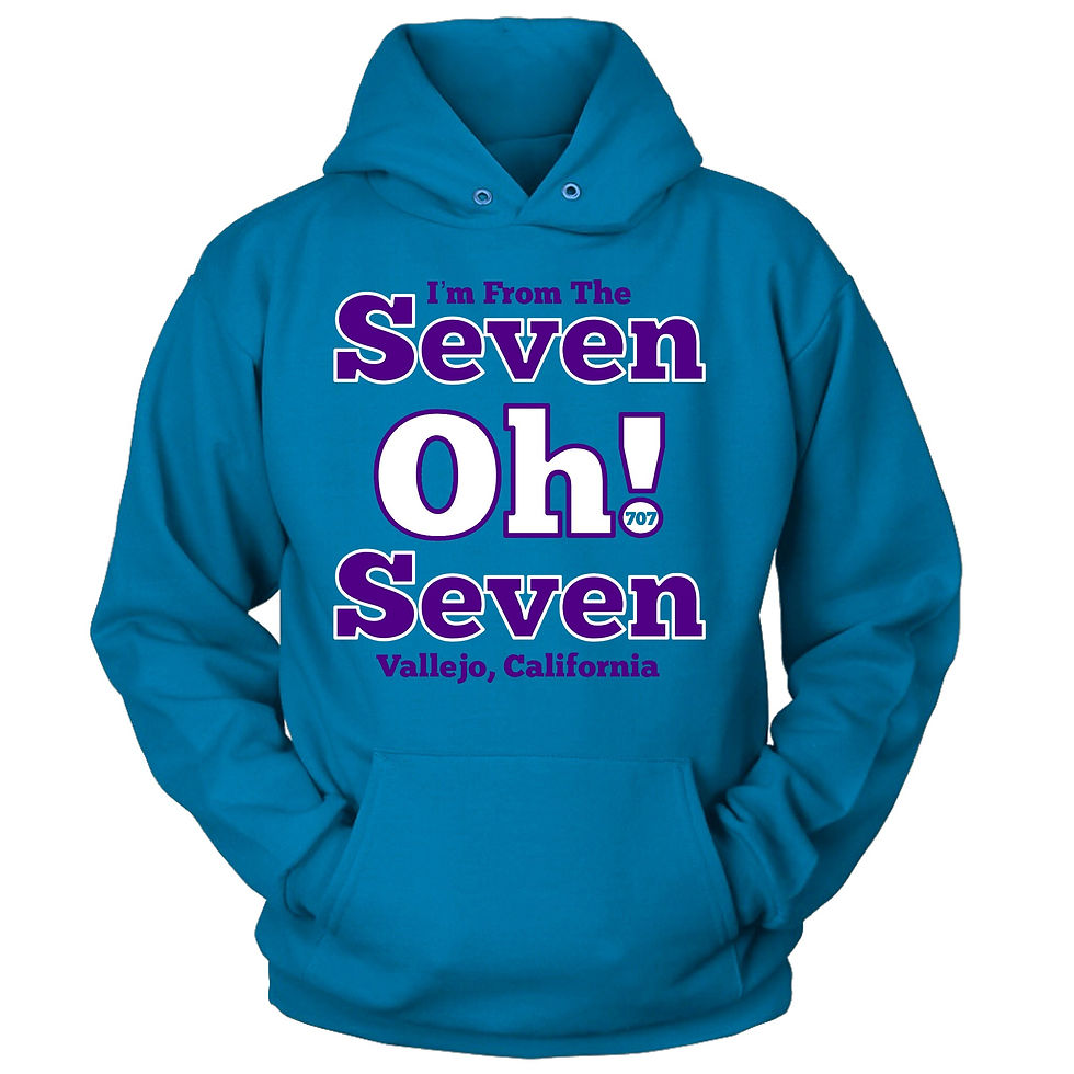 Thumbnail: Seven Oh! Seven Purple Print Hoodie