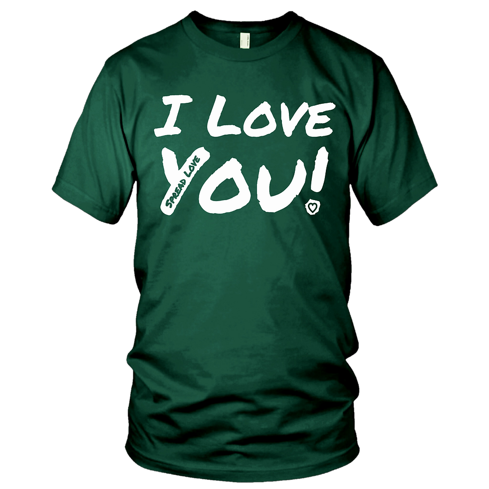 Thumbnail: I Love You T-Shirts w/White Print