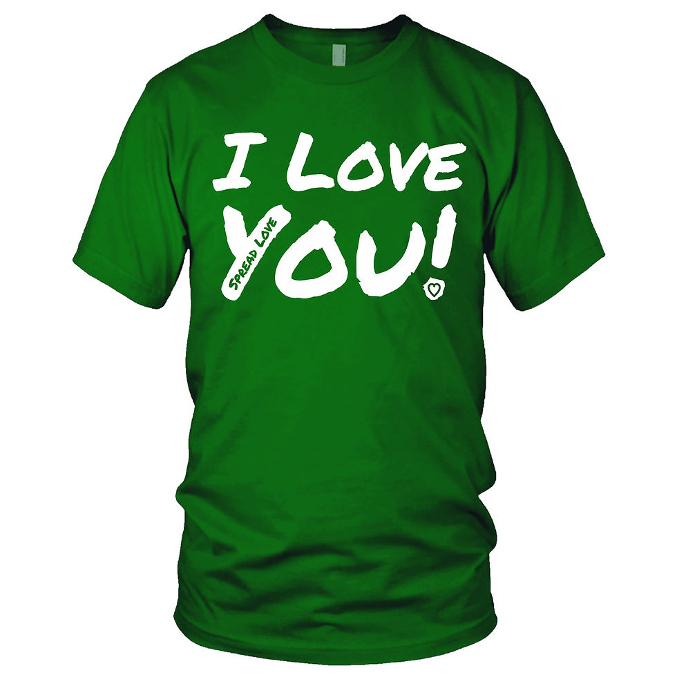 Thumbnail: I Love You T-Shirts w/White Print