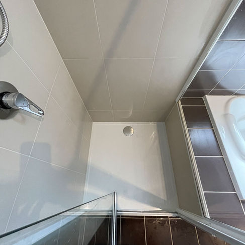 Bespoke Shower Repair Shower Floor Tiling White