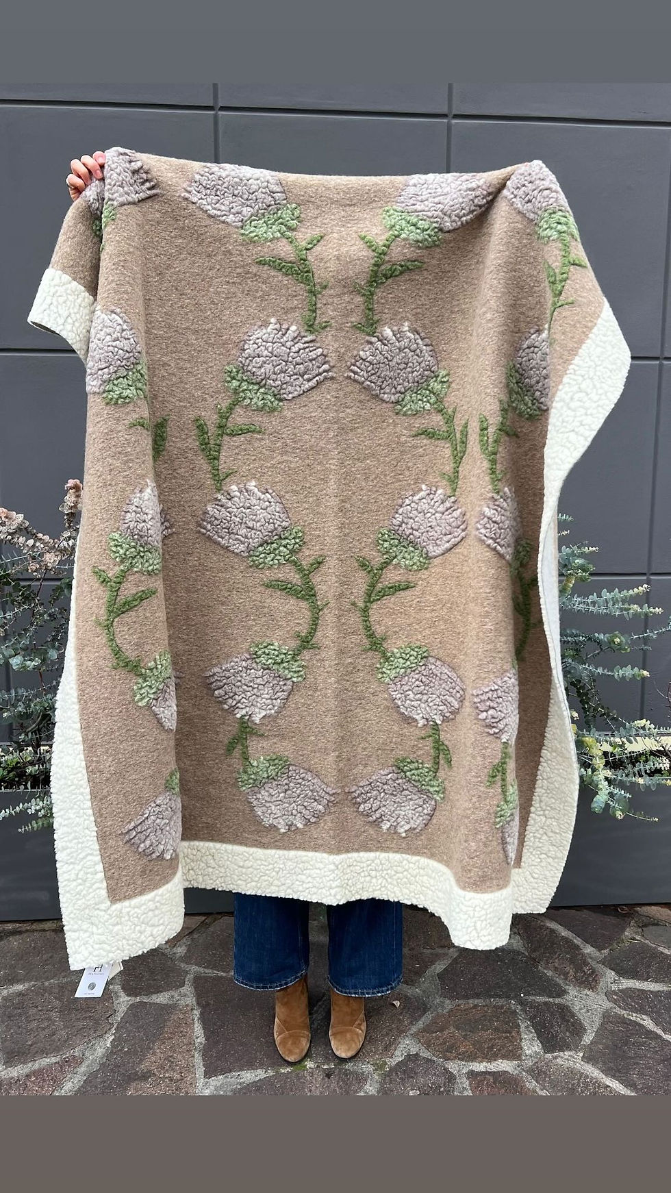 Miniatura: Fanè Bianco - Plaid in Soft Alpaca