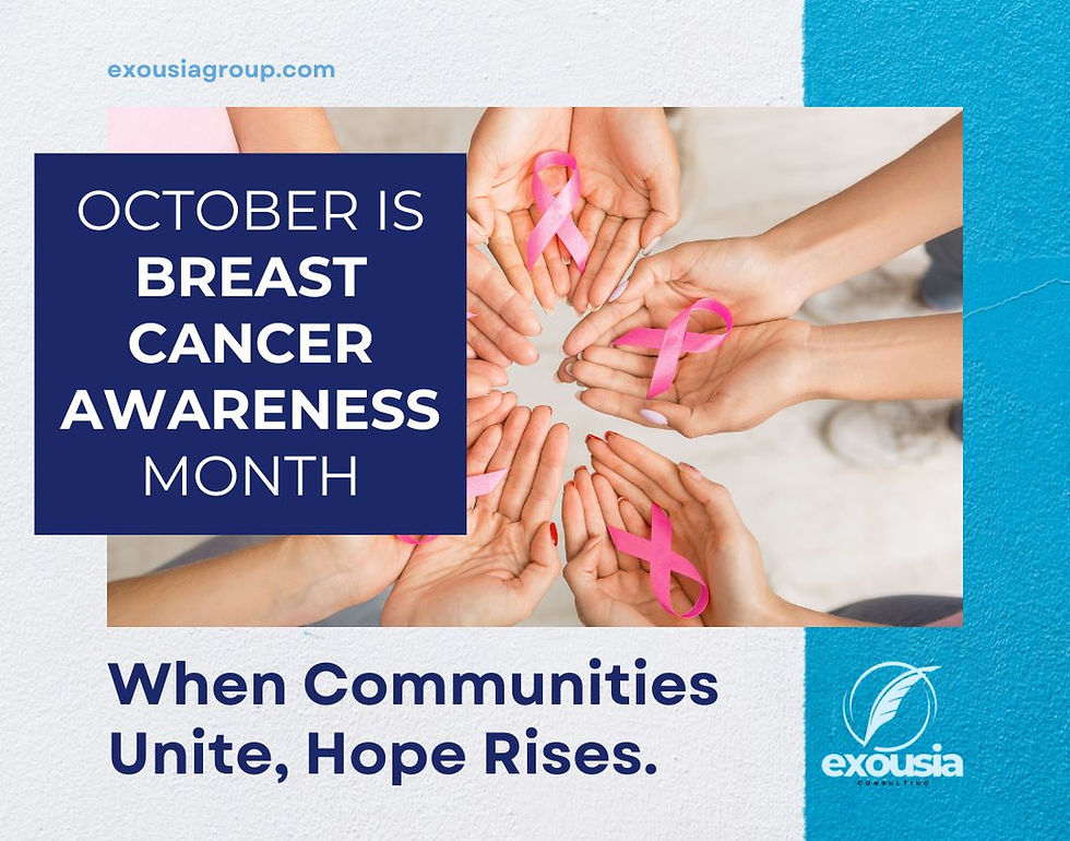 October is Breast Cancer Awareness Month: How Faith-Based Organizations Can Make an Impact