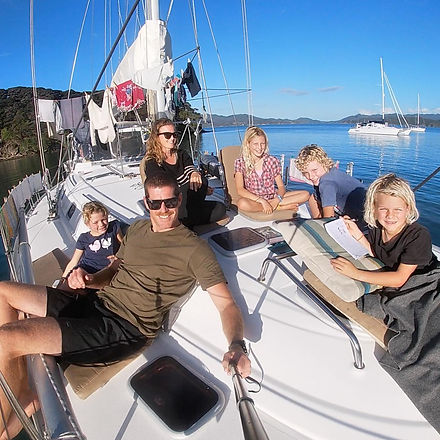 sailing with six, Leopard 46, catamaran