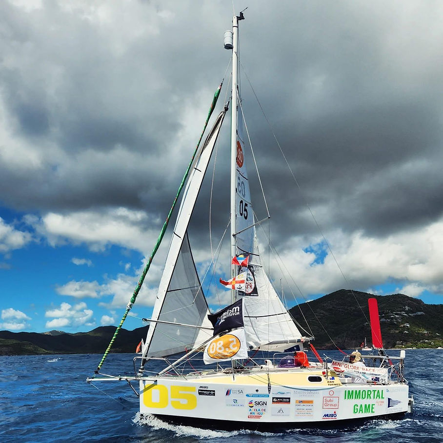 Mini Globe Race, Dan Turner, Immortal Game, Globe 5.80, sailboat
