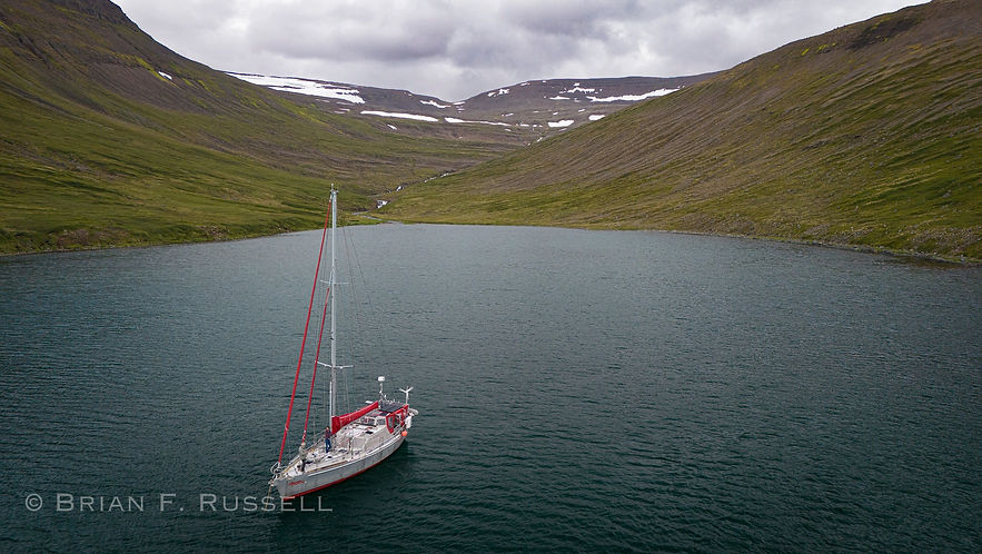 Iceland, Dudley Dix 43 sailboat, Brian Russell