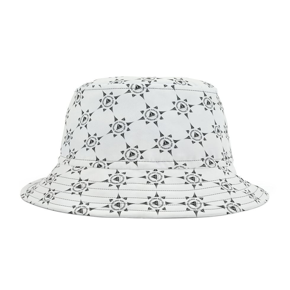 Thumbnail: OSC Compass Rose Pattern Bucket Hat (AOP)