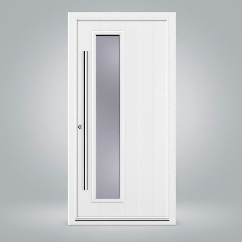 Composite Door 9 - White - Right Opening
