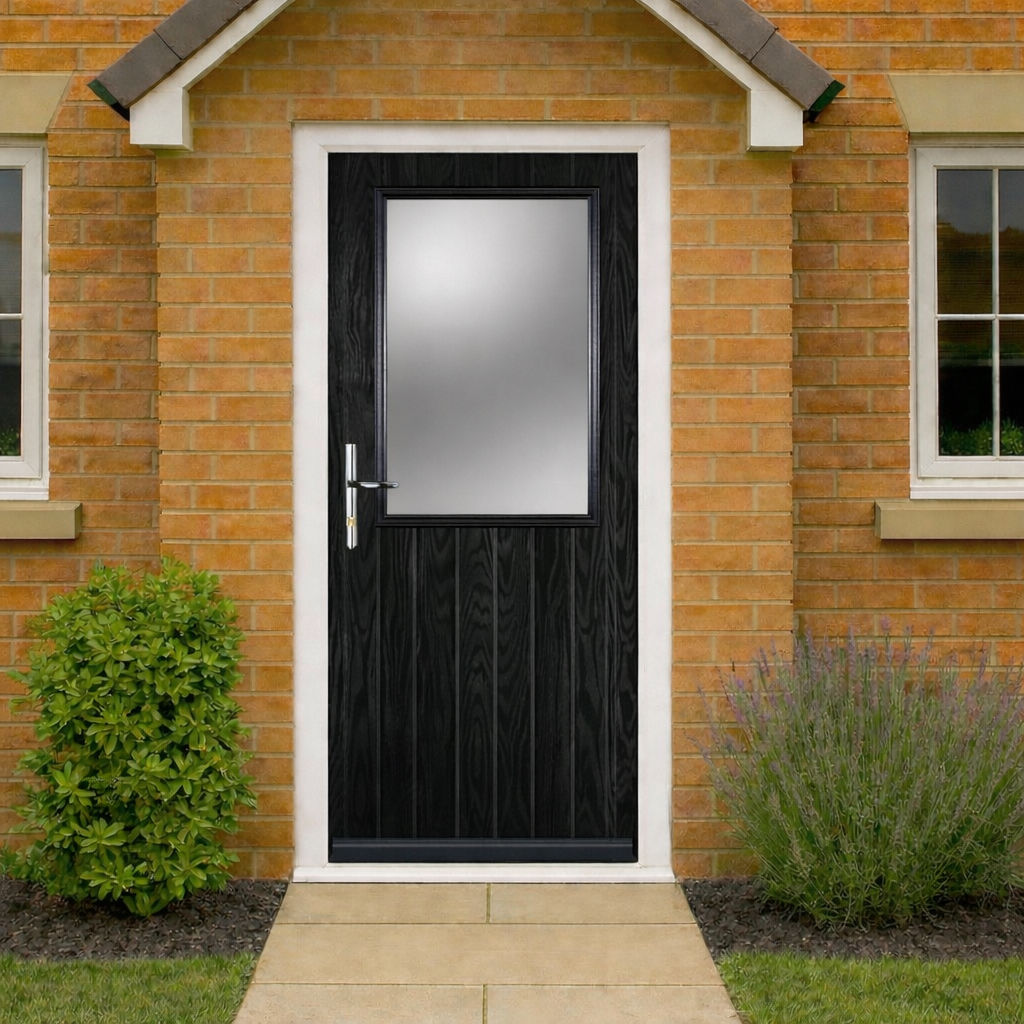 Classic Composite Door 10 - Black - Right Opening