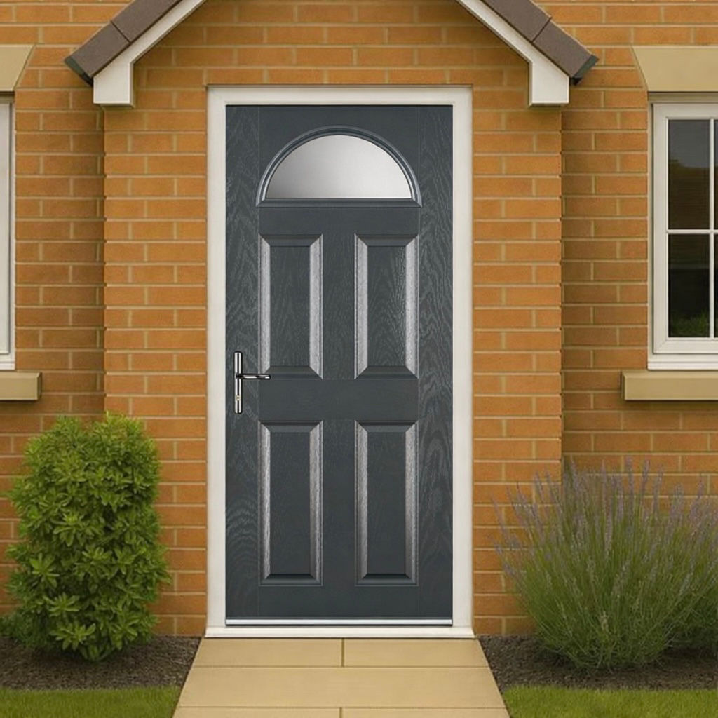 Classic Composite Door 11 - Grey - Right Opening
