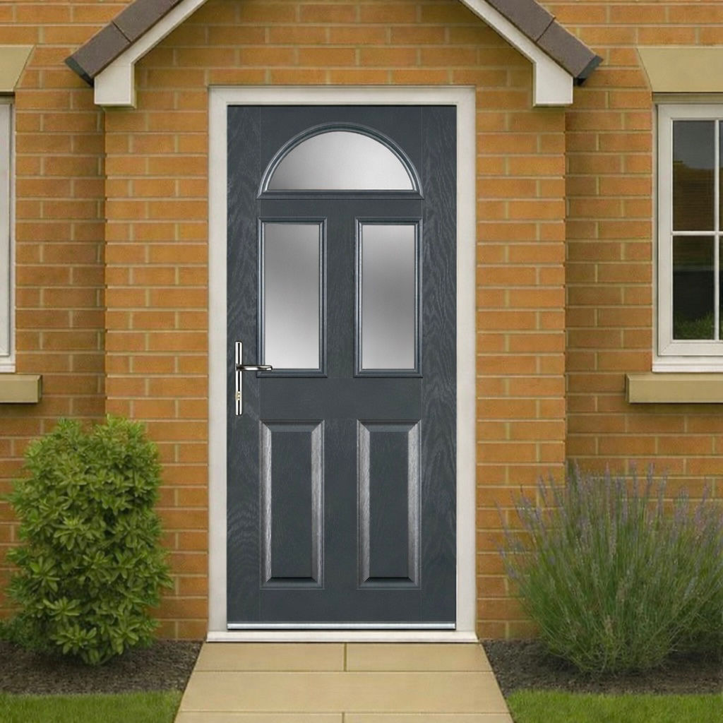 Classic Composite Door 7 - Grey - Right Opening