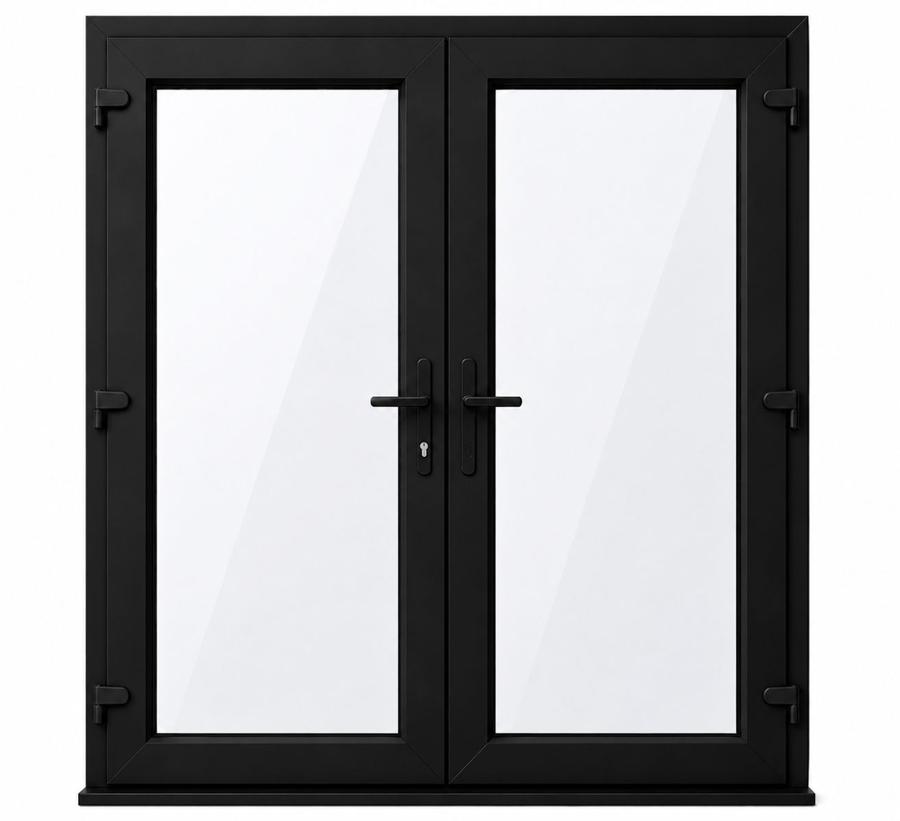 UPVC French Door - Black