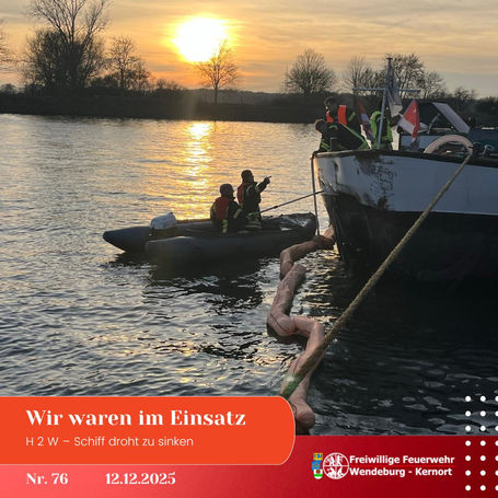 Schiff droht zu sinken (12.12.2025)