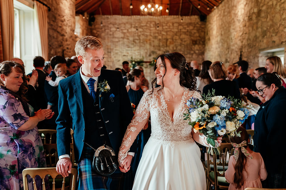 Mr and Mrs - so full of joy