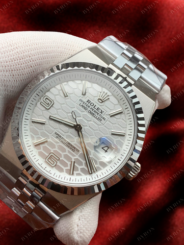 Реплика Rolex Land-Dweller 40 127334 White Honeycomb Dial — купить точную копию швейцарских часов | Москва | Butik Byron