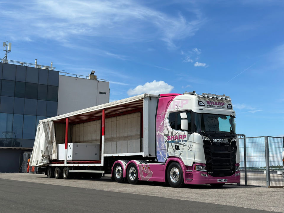 sharp freight truck 