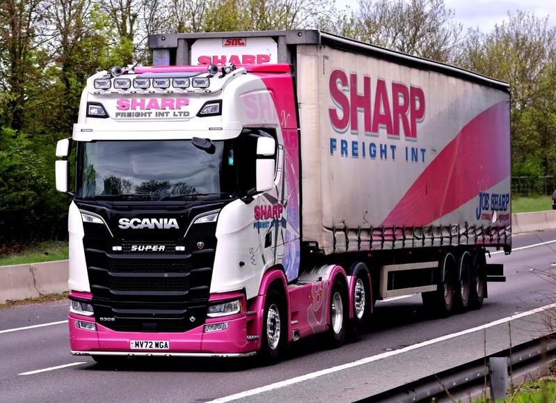 sharp freight truck 