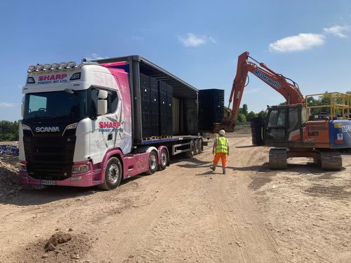 sharp freight truck 