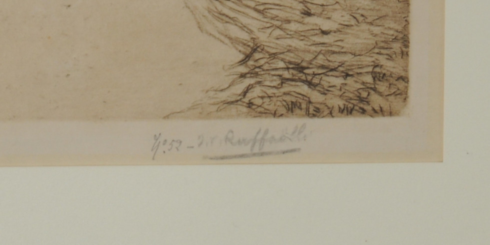 Thumbnail: Jean-Francois Raffaeli (French 1850 -1924) Originaly Drypoint Etchin