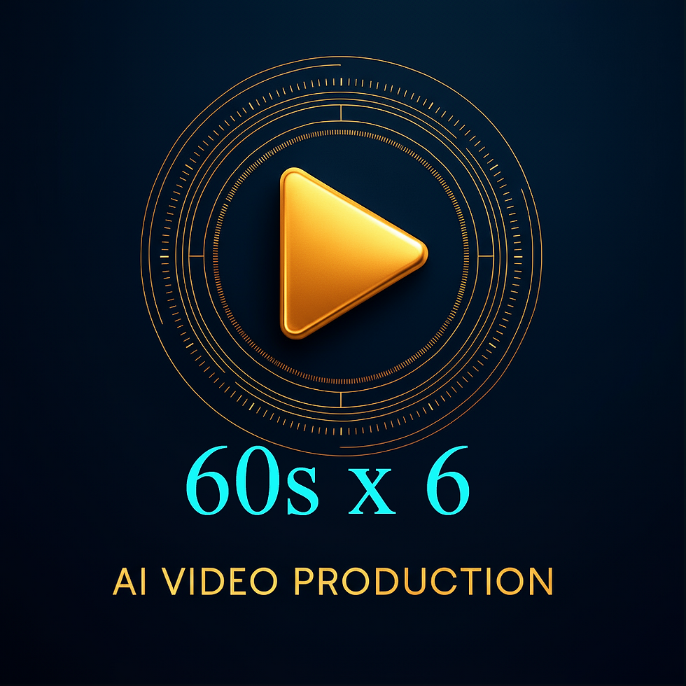 60s x 6 AI video production