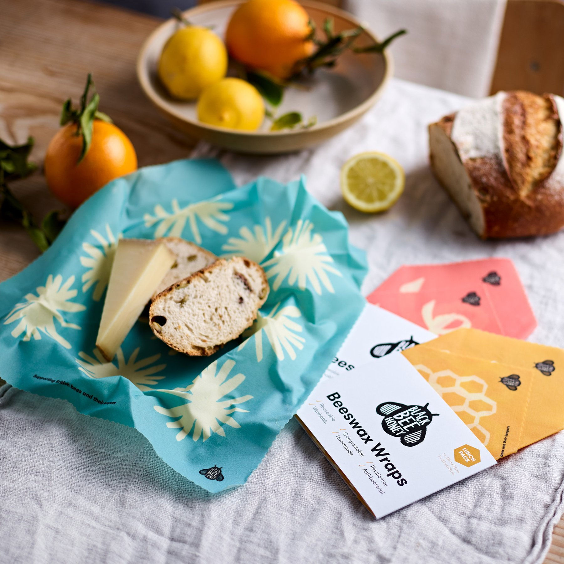 Beeswax Wraps – Black Bee Honey
