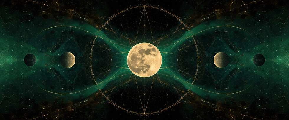 The Moon Quantum Core 2:2 Frequency 2:2 Polarities, Lunar Cycles, the Hidden Power of the Subconscious, and the Mirror of the Infinite